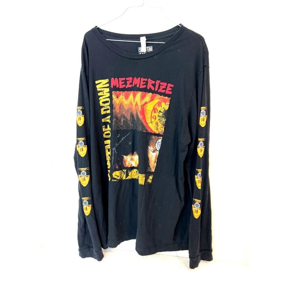 System of a Down Mezmerize Long Sleeve T-Shirt Adult Size 2XL Black - Picture 1 of 7
